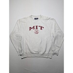 NWT Champion Reverse Weave MIT Crewneck Sweatshirt L NCAA